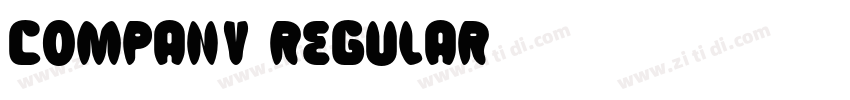 COMPANY REGULAR字体转换